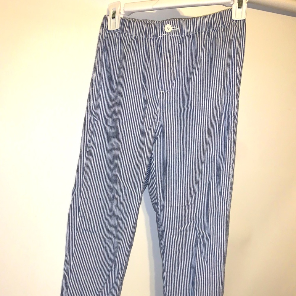 High waisted striped pants